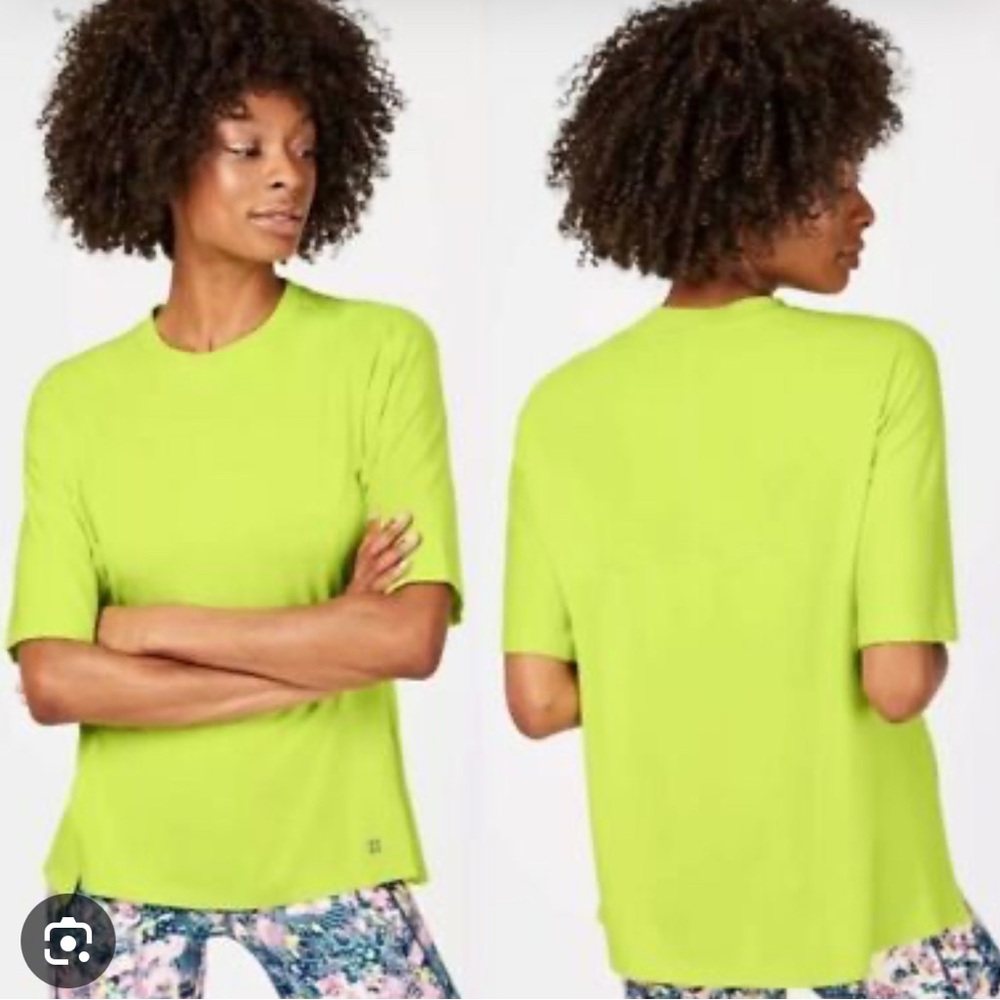 Fearne Cotton x Sweaty Betty Hempstead Boyfriend T- Lime